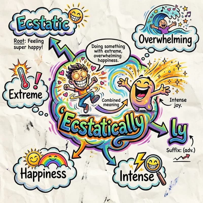 ecstatically 的心智圖