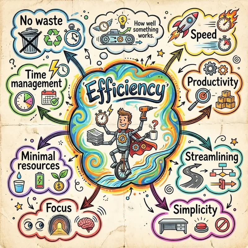 efficiency 的心智圖