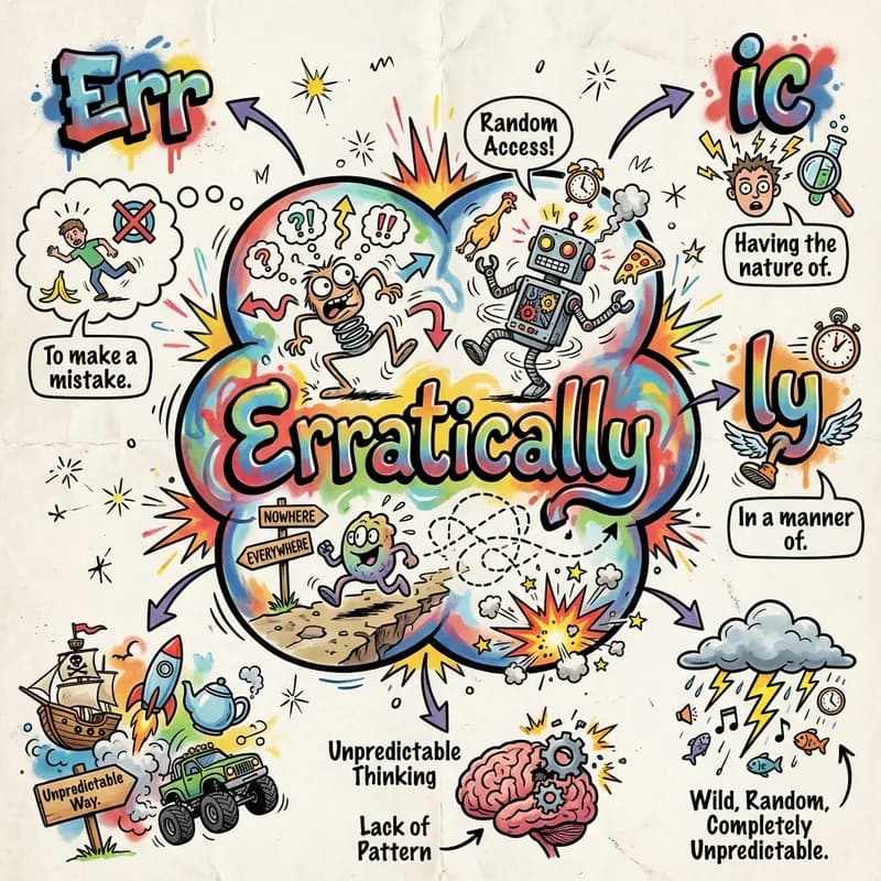 erratically 的心智圖