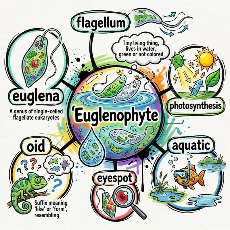 euglenophyte 的心智圖