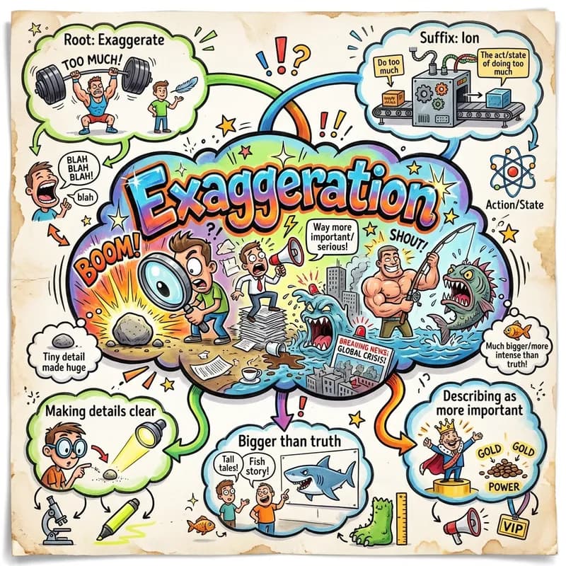 exaggeration 的心智圖