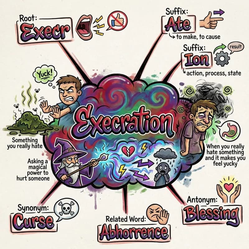 execration 的心智圖