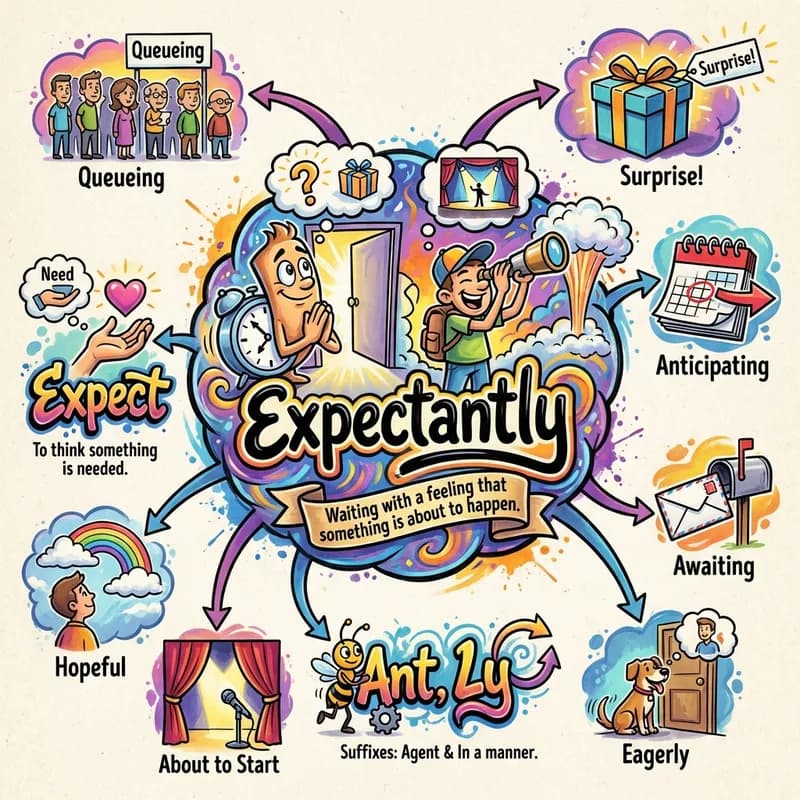 expectantly 的心智圖