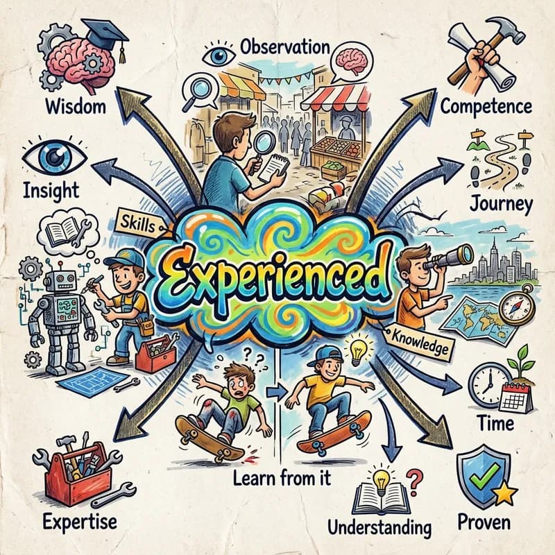 experienced 的心智圖