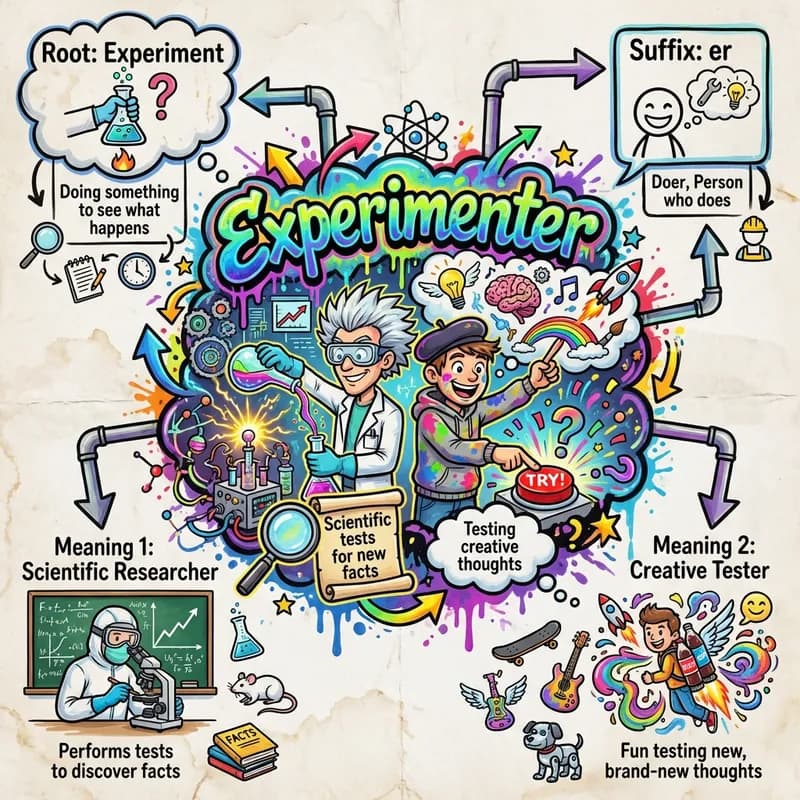 experimenter 的心智圖
