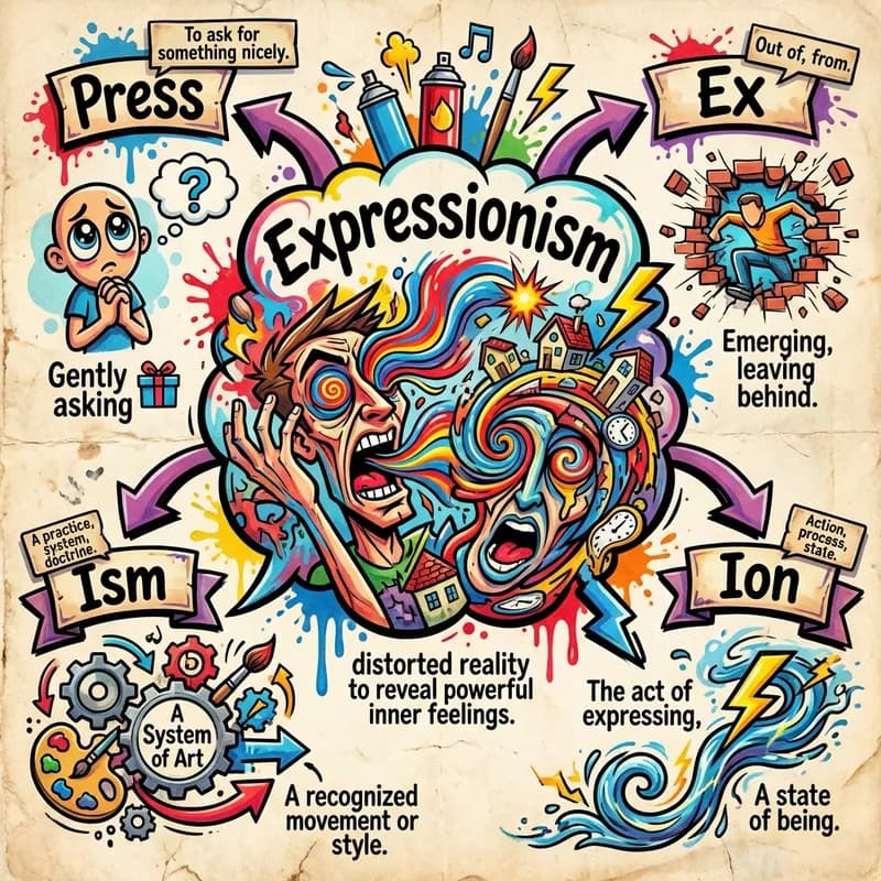 expressionism 的心智圖