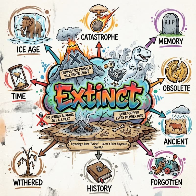 extinct 的心智圖
