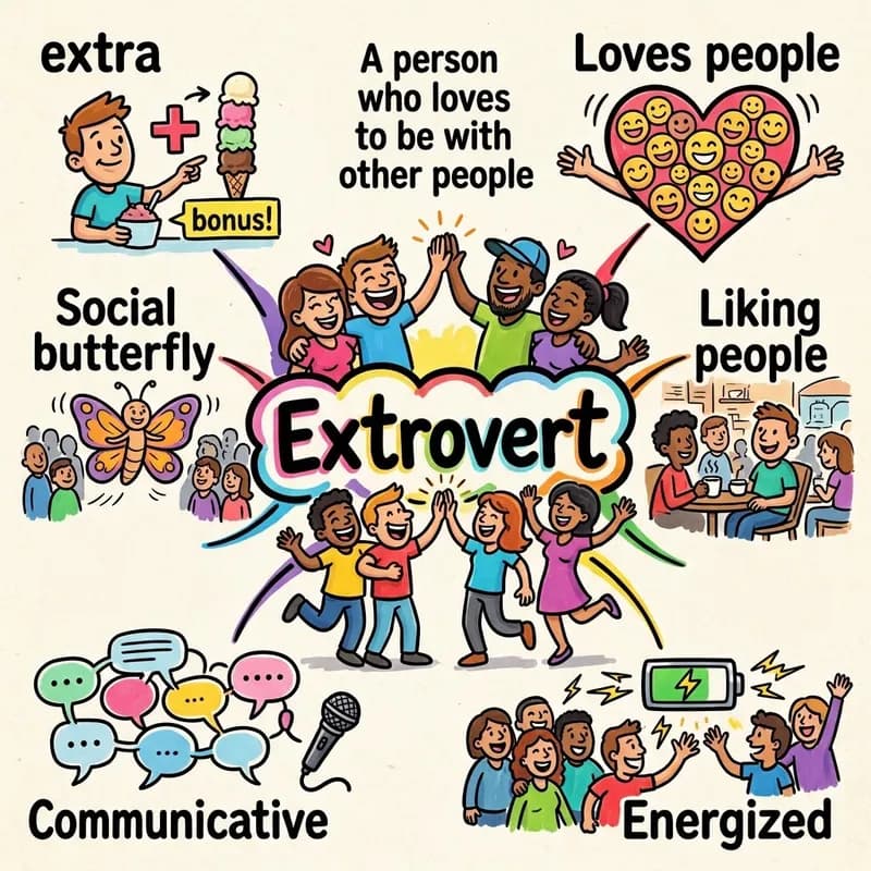 extrovert 的心智圖