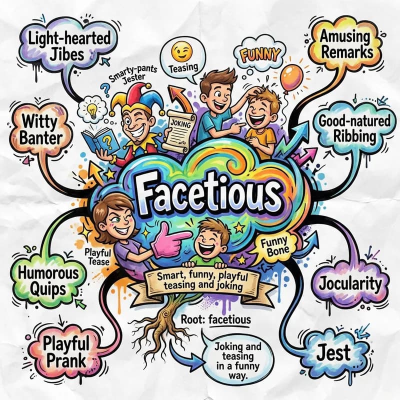 facetious 的心智圖