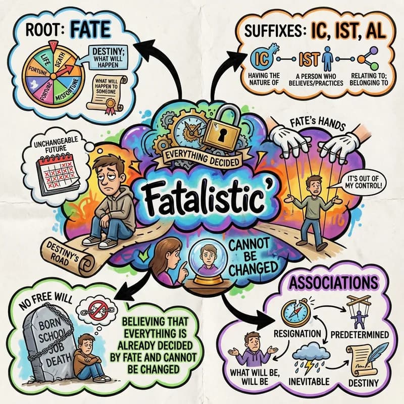 fatalistic 的心智圖