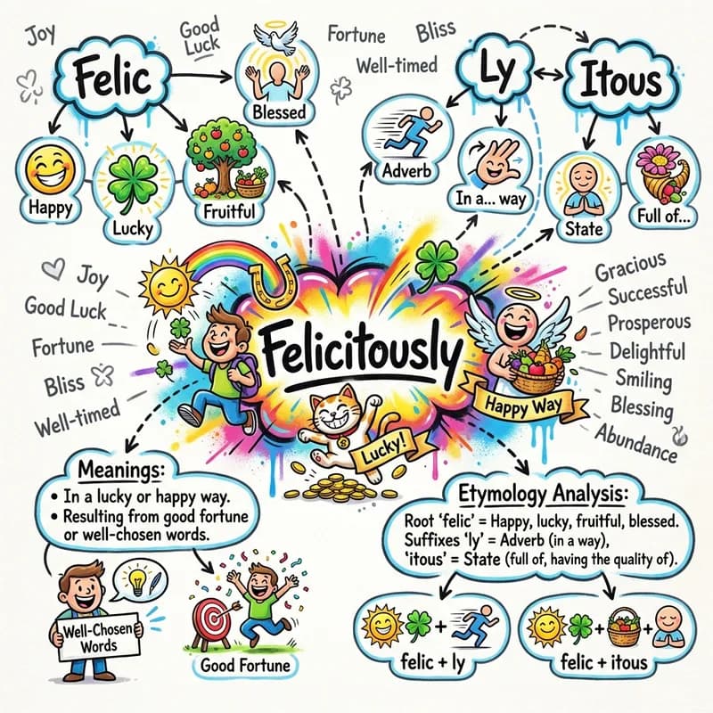 felicitously 的心智圖
