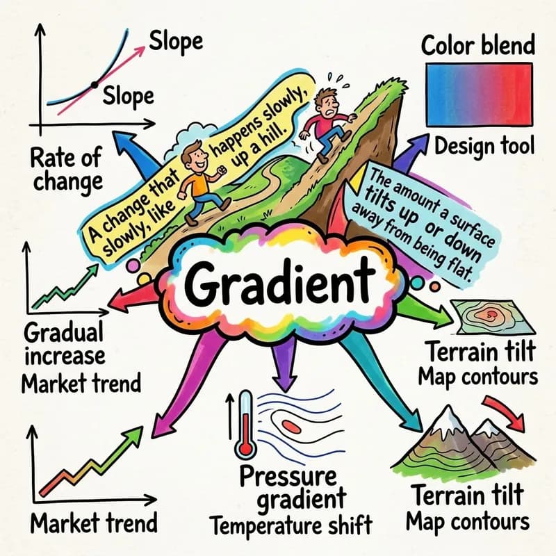 gradient 的心智圖