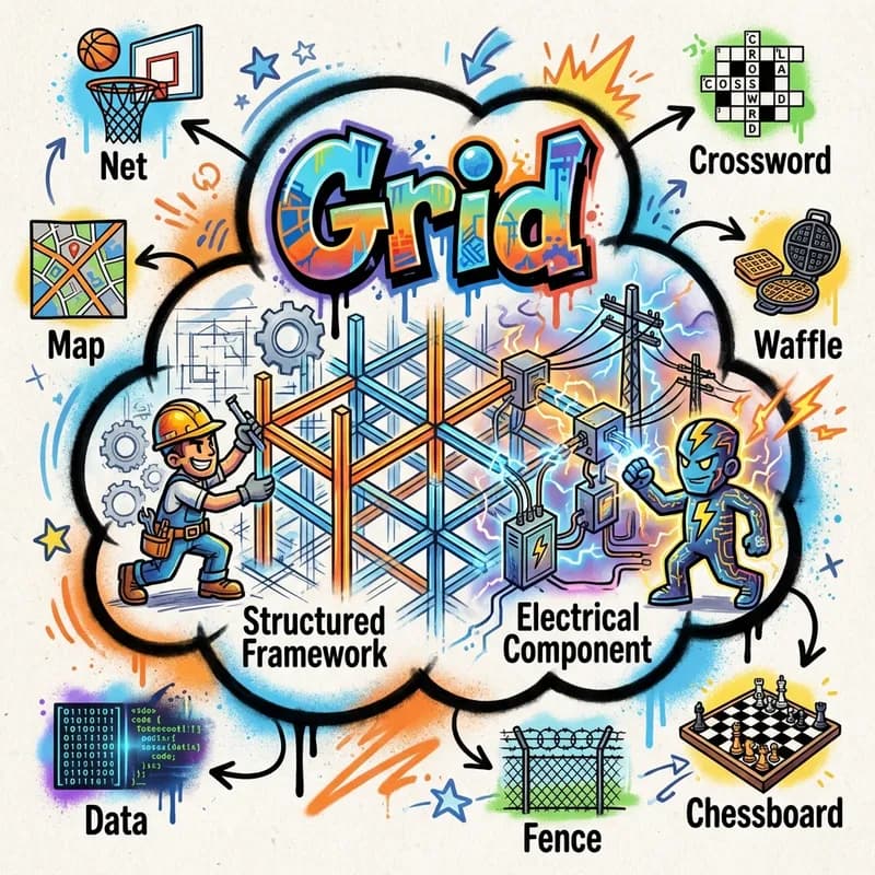grid 的心智圖