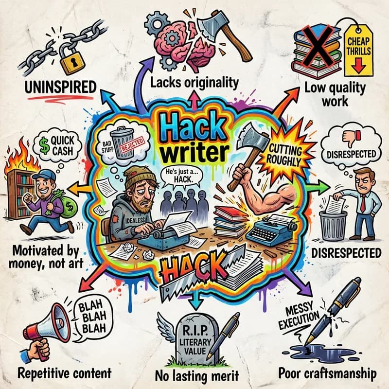 hack writer 的心智圖