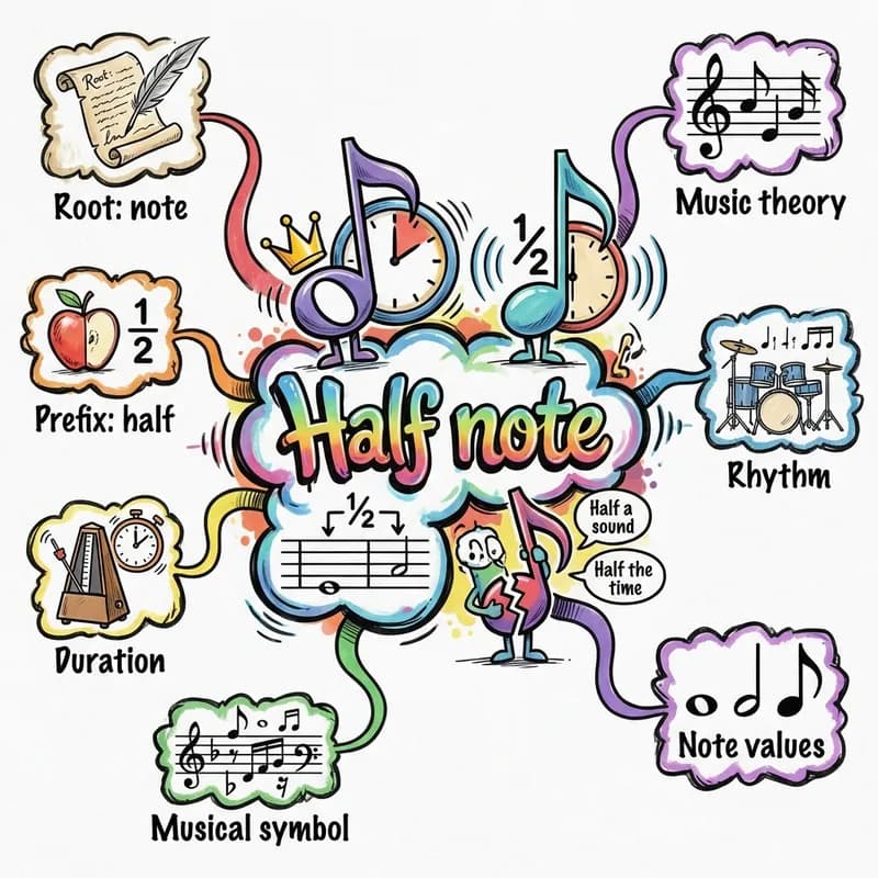 half note 的心智圖
