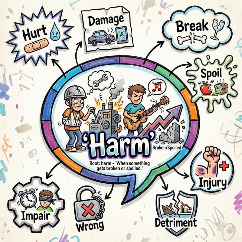 harm 的心智圖