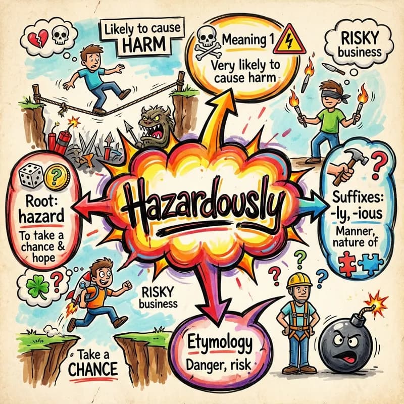 hazardously 的心智圖