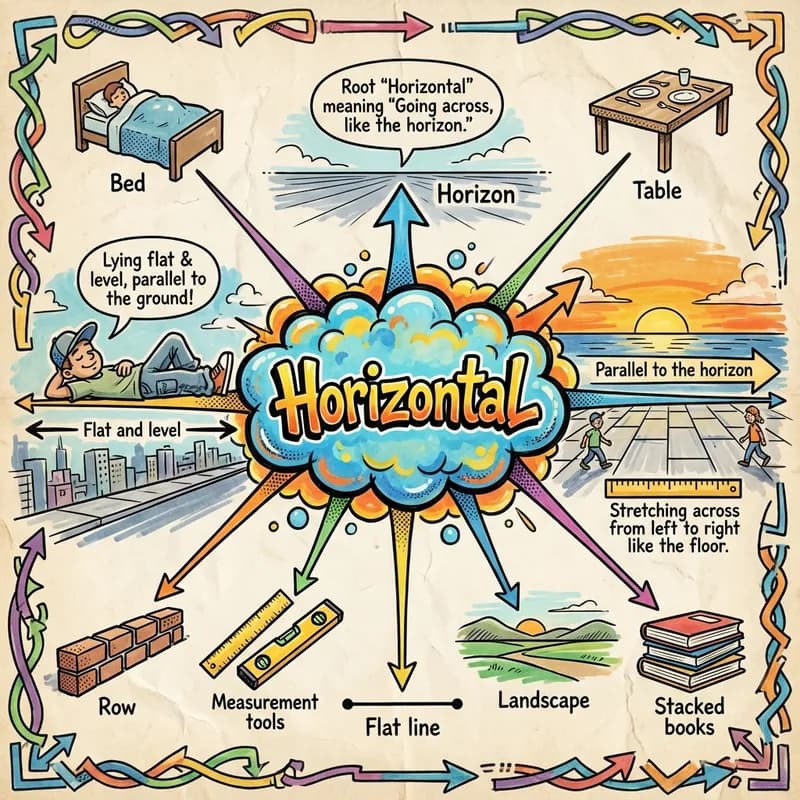 horizontal 的心智圖
