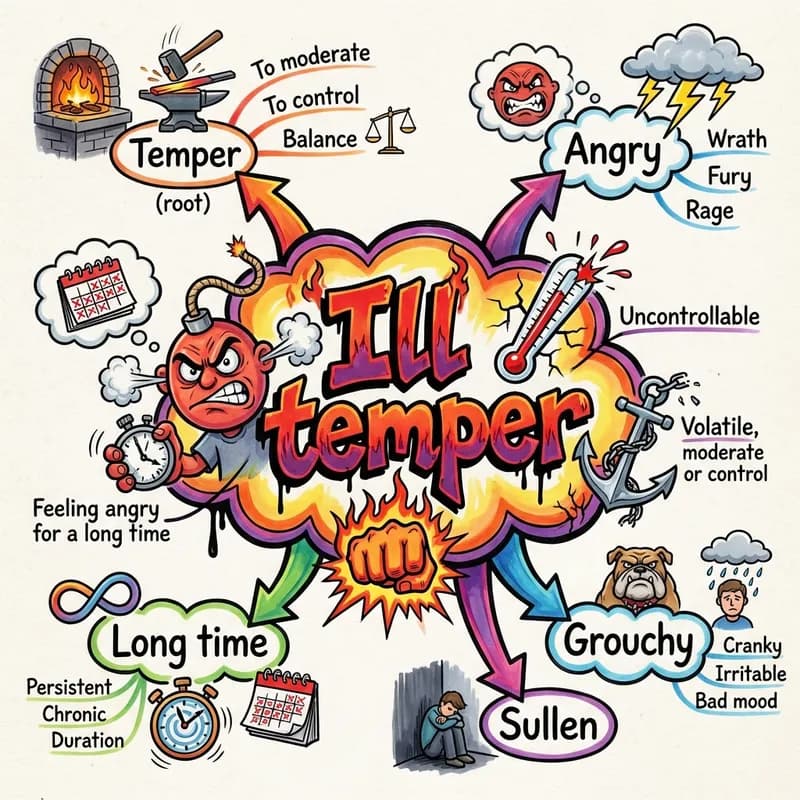 ill temper 的心智圖