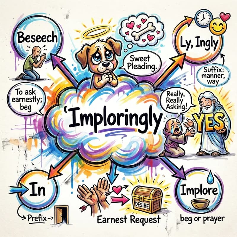 imploringly 的心智圖