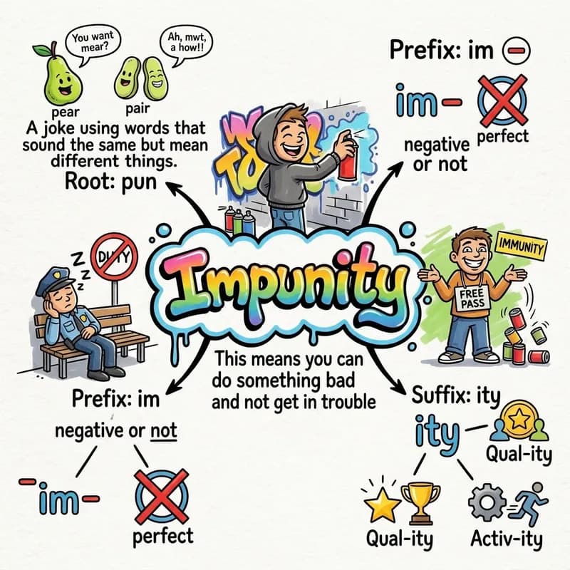 impunity 的心智圖