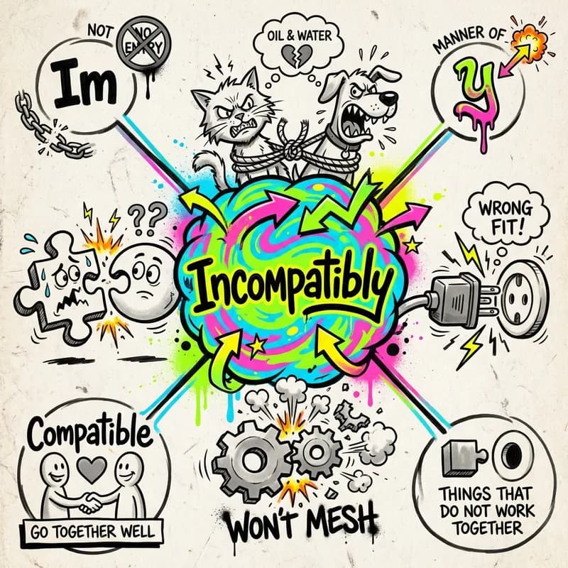 incompatibly 的心智圖