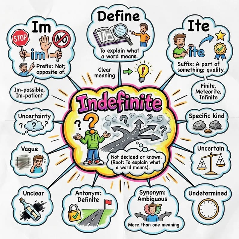 indefinite 的心智圖