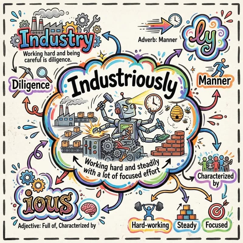 industriously 的心智圖