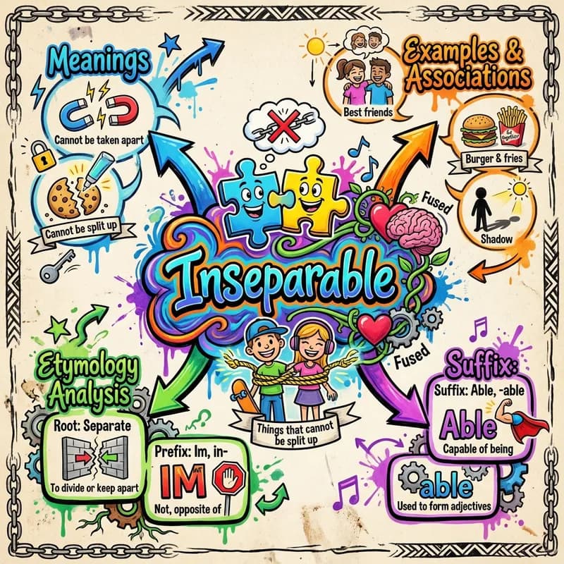 inseparable 的心智圖