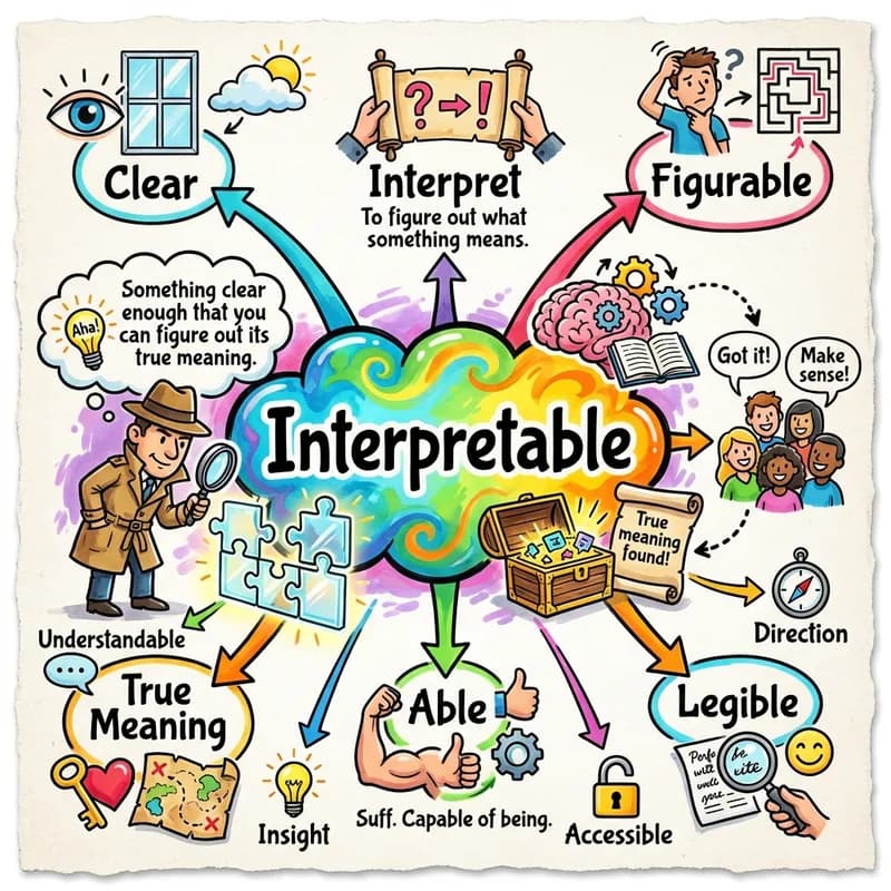 interpretable 的心智圖