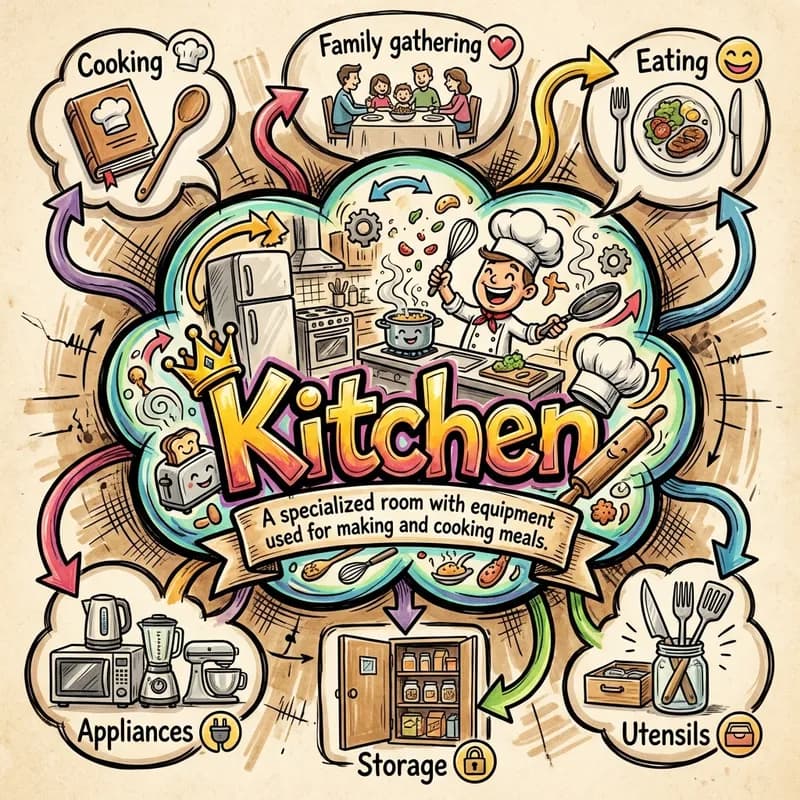 kitchen 的心智圖