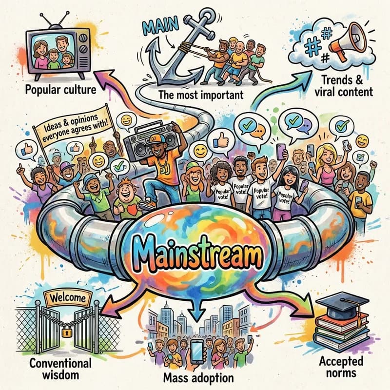 mainstream 的心智圖