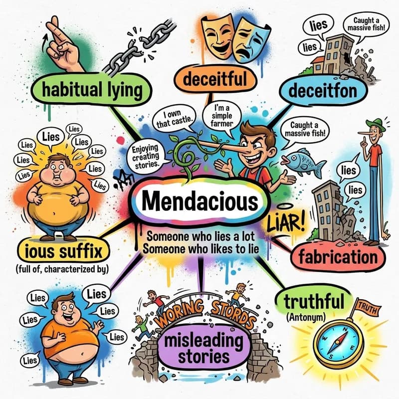 mendacious 的心智圖