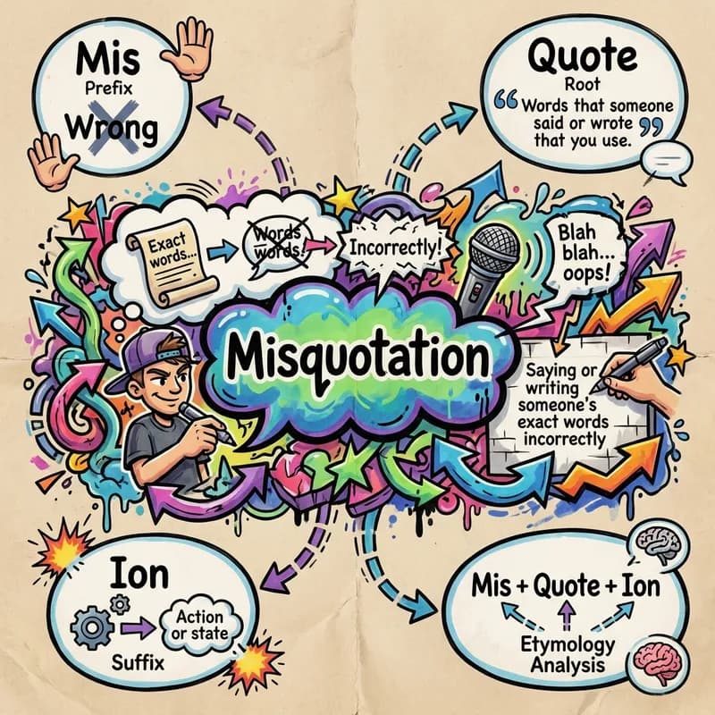misquotation 的心智圖