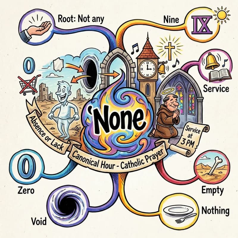 none 的心智圖