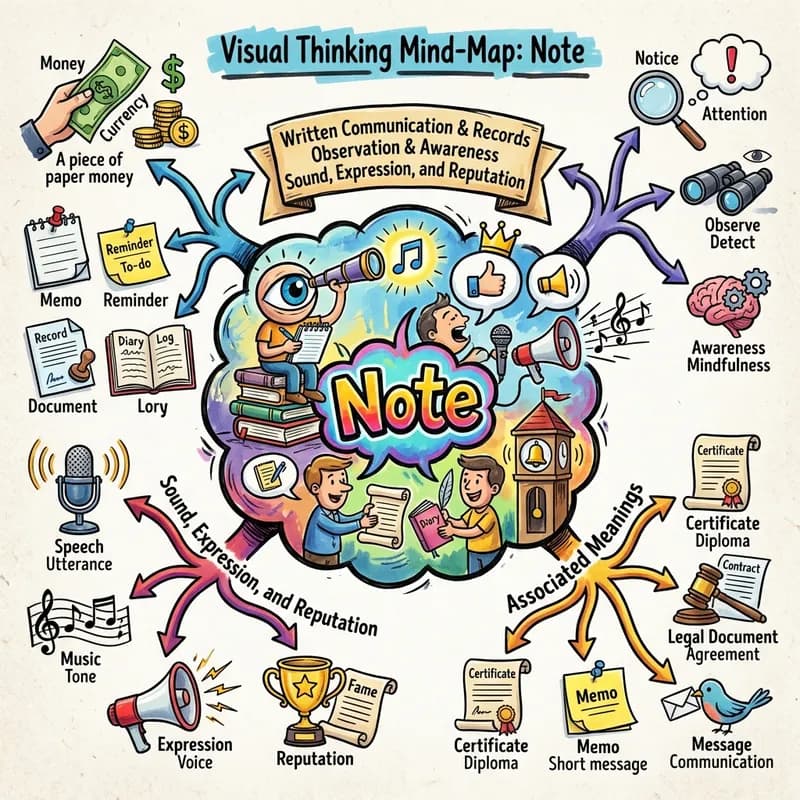 note 的心智圖