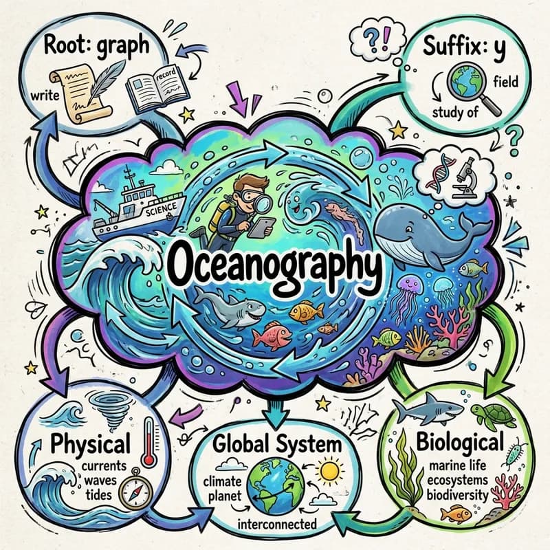 oceanography 的心智圖