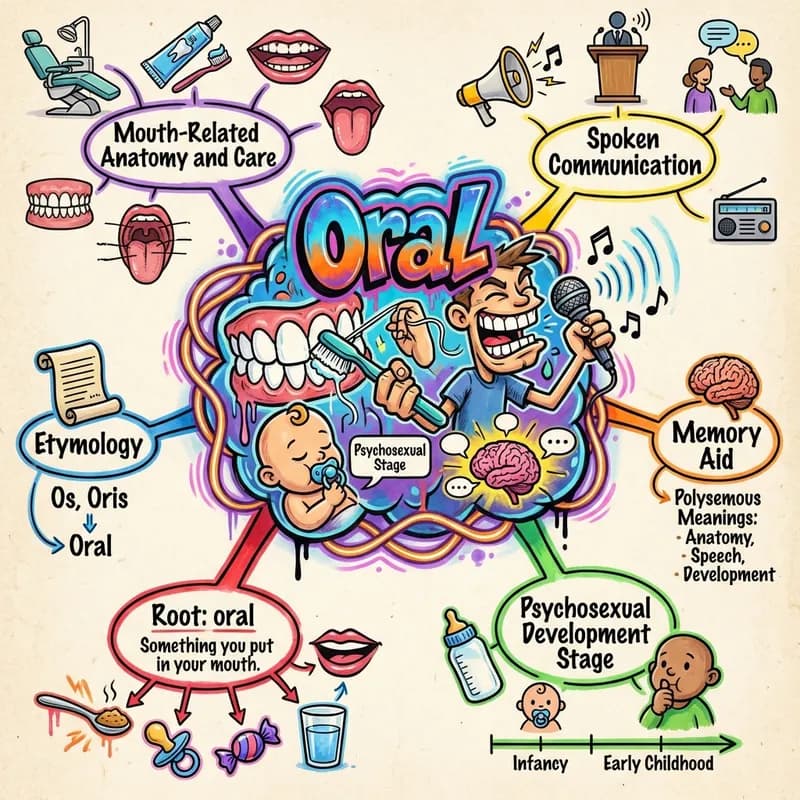oral 的心智圖
