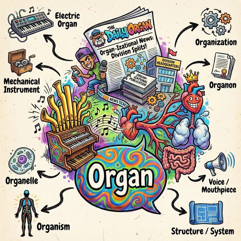 organ 的心智圖