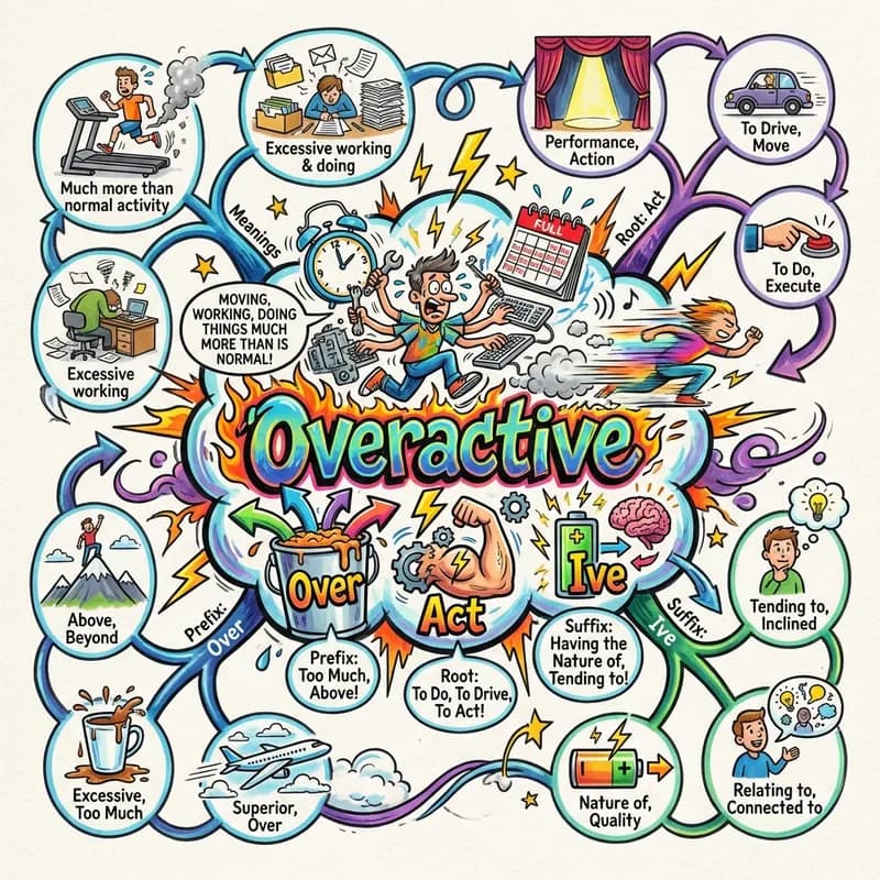 overactive 的心智圖