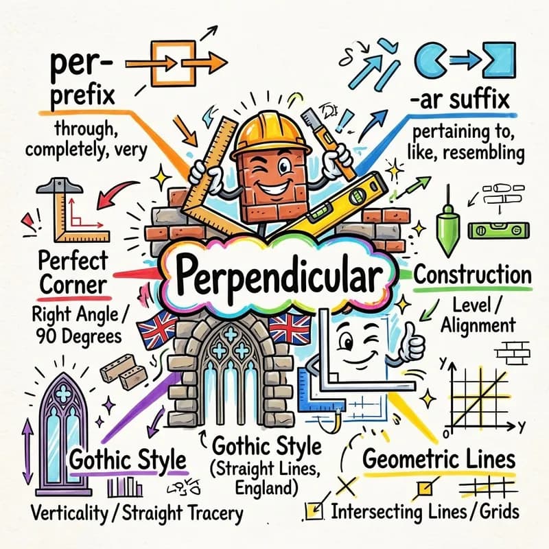 perpendicular 的心智圖