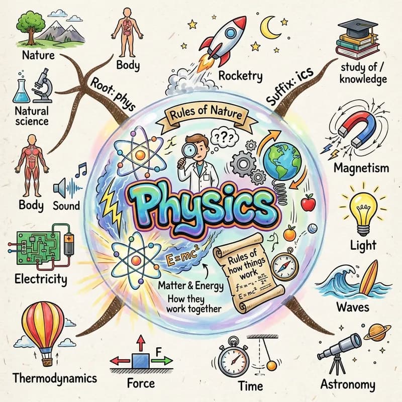 physics 的心智圖