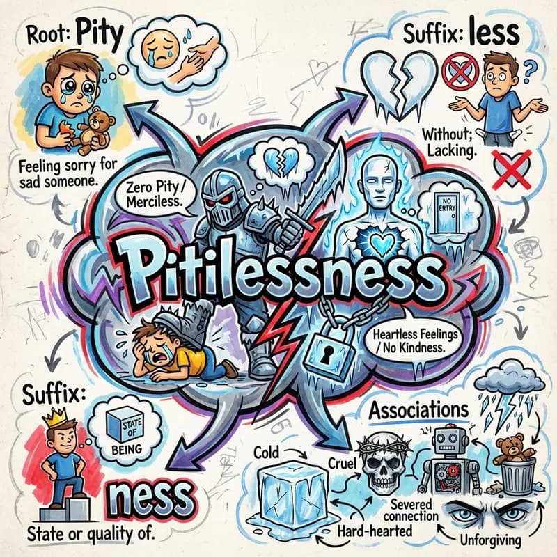 pitilessness 的心智圖