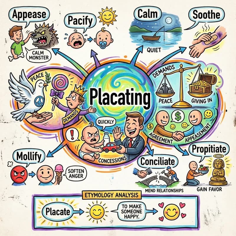 placating 的心智圖