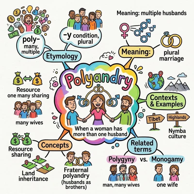 polyandry 的心智圖