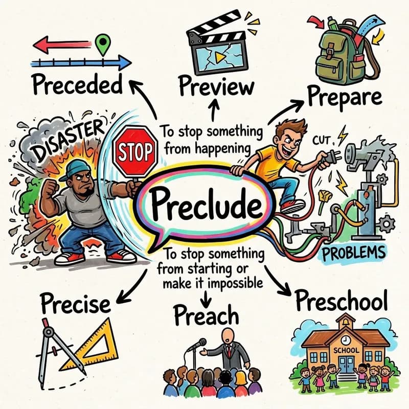 preclude 的心智圖