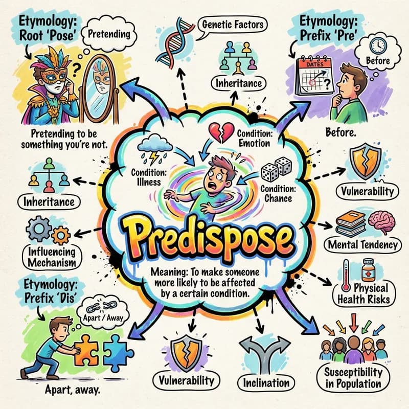 predispose 的心智圖