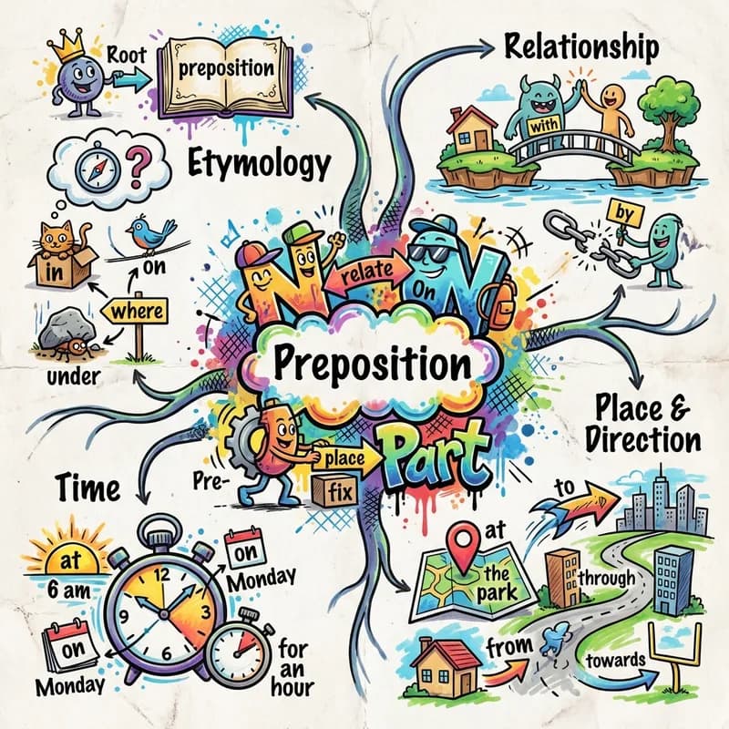 preposition 的心智圖