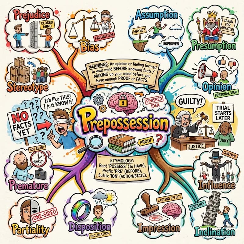 prepossession 的心智圖