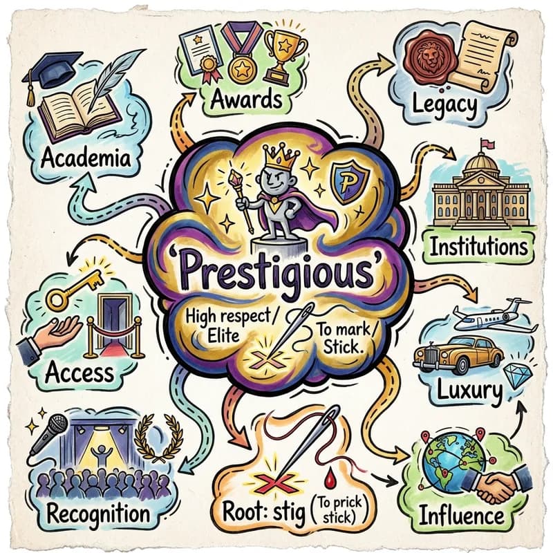 prestigious 的心智圖